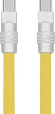 Câble USB YELLO KOKO Renforcé USB C / USB C Modèle Biggy 1m Câble USB YELLO KOKO Renforcé USB C / USB C Modèle Biggy 1m