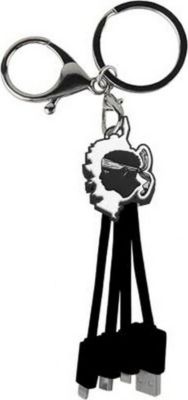 Câble micro USB YELLO KOKO USB A/micro USB, USB C, Lightning 0,15m