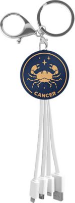 Câble micro USB YELLO KOKO USB 3-en-1 Porte-Clés design Cancer