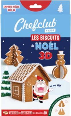 CRÉEZ VOS BISCUITS DE NOËL - Un kit de 4 emporte-pièces Noël pour