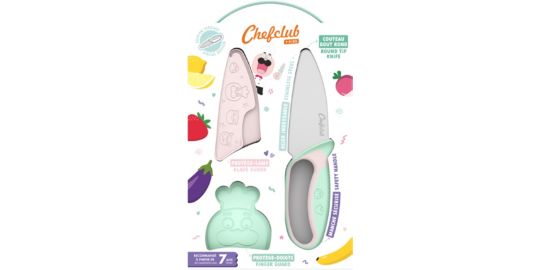 Couteau chef CHEFCLUB du chef chefclub kids pastel