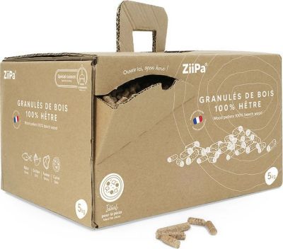 Pellets ZIIPA Boîte à pellets 100 % Hêtre - 5 kg
