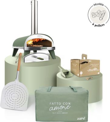 Four à pizza pellet ZIIPA Pack Iniziale - Eucalyptus