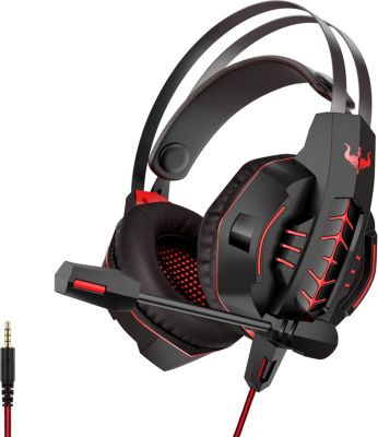 Casque gamer OVLENG OV-P20 rouge HP 40mm Contrôle du volume