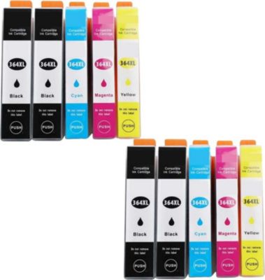 Cartouche d'encre SHOP-STORY Pack de Cartouches 364 XL Compatibles po