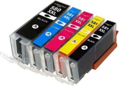 Cartouche d'encre SHOP-STORY Pack de Cartouches 580/581 XL Compatible