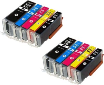 Cartouche d'encre SHOP-STORY Pack de Cartouches 580/581 XL Compatible
