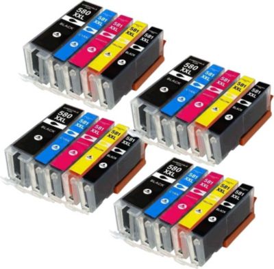 Cartouche d'encre SHOP-STORY Pack de Cartouches 580/581 XL Compatible