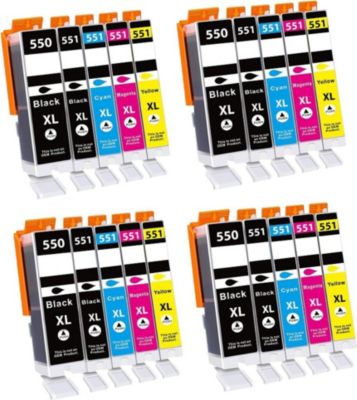 Cartouche d'encre SHOP-STORY Pack de Cartouches 550/551 XL Compatible