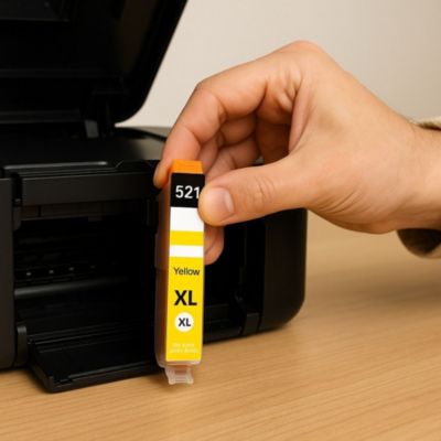 Cartouche d'encre SHOP-STORY Pack Cartouches Compatibles Canon PGI-52