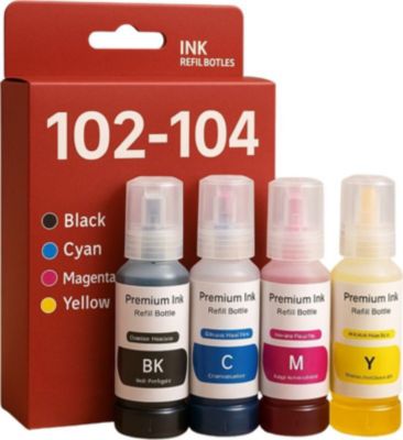 Cartouche d'encre SHOP-STORY Pack de Cartouches Compatibles EPSON 102