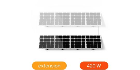 Panneau solaire BEEM Kit démarrage 420W installation murale