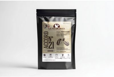 Café grain LE FOU DU GRAIN 250G Papouasie - Intensité 4
