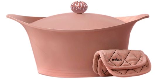 Cocotte COOKUT Coffret l'incroyable 24cm - Guimauve