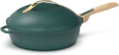 La Fabuleuse Poêle Sauteuse Casserole Cocotte Cookut 28 cm - Vert