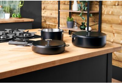 Casserole COOKUT LA MERVEILLEUSE  INOX 16CM - GRAPHITE