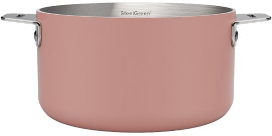 Casserole COOKUT LA MERVEILLEUSE  INOX 16CM - GUIMAUVE