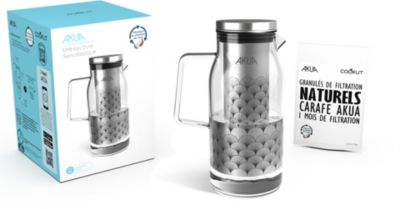 Pichet COOKUT en verre Inox Filtrante