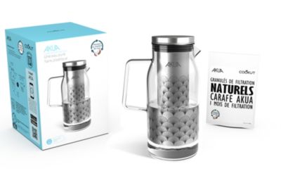 Pichet COOKUT en verre Inox Filtrante