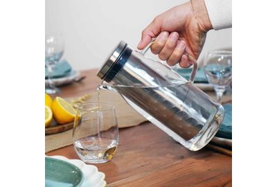 Pichet COOKUT en verre Inox Filtrante