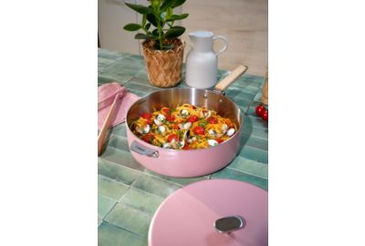 Sauteuse COOKUT LA MERVEILLEUSE  INOX 28CM - GUIMAUVE