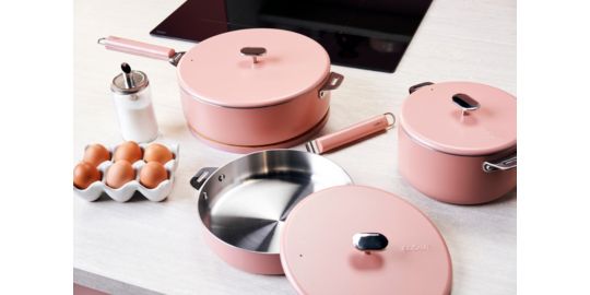 Sauteuse COOKUT LA MERVEILLEUSE  INOX 28CM - GUIMAUVE