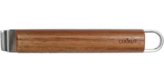 Poignée amovible COOKUT LA MERVEILLEUSE  INOX - ACACIA