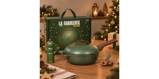 Poêle COOKUT La Fabuleuse 24cm Fougere Noel Edition