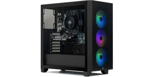 PC Gamer CORSAIR 3000D 55060XFR - AMD Ryzen 5 5500 – NVIDIA GeForce RTX 5060 – 16 Go RAM DDR4 – SSD 1 To - SANS OS