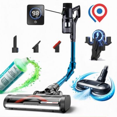 Aspirateur balai EZICLEAN Cycloboost FR8 Wash Pro