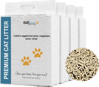Litière EZICLEAN 4 sacs de 6L (16 semaines environ)