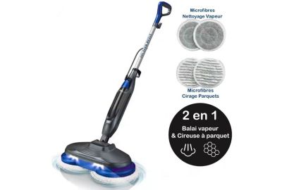 Balai vapeur EZICLEAN Steam Wave 360