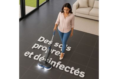 Balai vapeur EZICLEAN Steam Wave 360