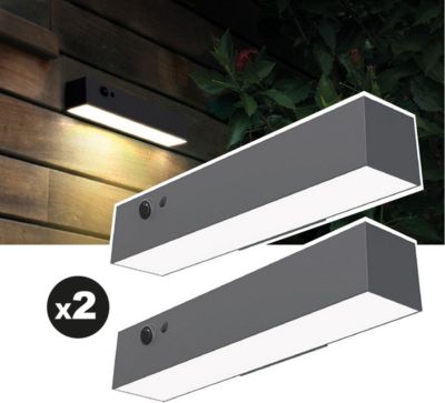 Balise solaire E.ZILIGHT Lot de 2 lampes solaires EZIlight® Solar