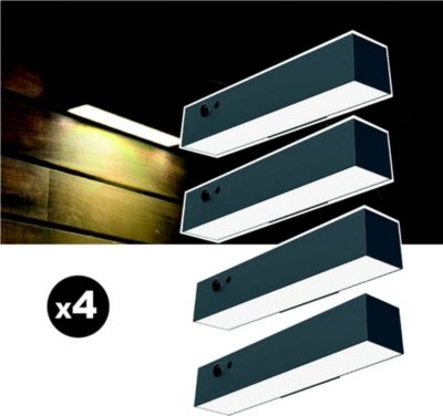 Balise solaire E.ZILIGHT Lot de 4 lampes solaires EZIlight® Solar