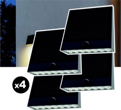 Balise solaire E.ZILIGHT Lot de 4 lampes solaires EZIlight® Solar