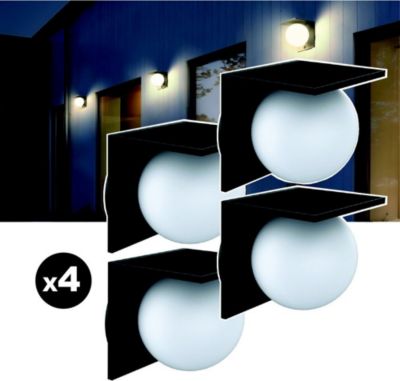 Balise solaire E.ZILIGHT Lot de 4 lampes solaires EZIlight® Solar
