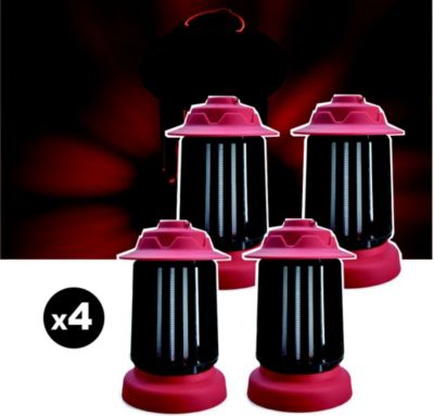 Appareil anti moustique E.ZILIGHT Lot de 4 pièges à moustique d'extérieur