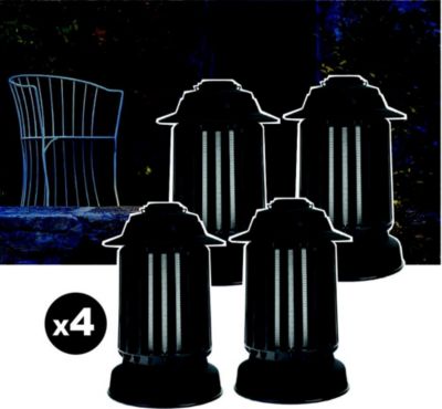 Appareil anti moustique E.ZILIGHT Lot de 4 pièges à moustique d'extérieur