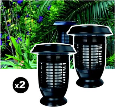 Appareil anti moustique E.ZILIGHT Lot de 2 pièges à moustique solaire auto
