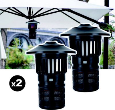 Appareil anti moustique E.ZILIGHT Lot de 2 pièges à moustique éclairant d'