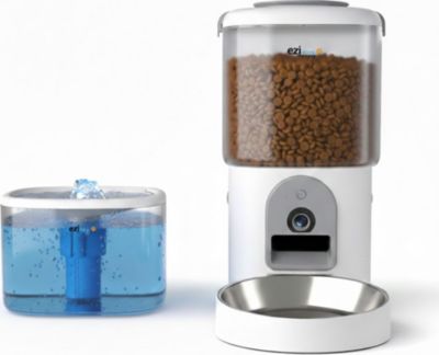 Distributeur de croquettes EZICLEAN Nutribot Cam+ X (2,5L/4,5L)
