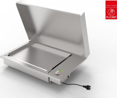 Plancha électrique PLANET Plancha OASI 55 ELEC Lisse + couvercle