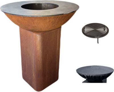 Brasero QUOCO Brasero Curvo Small Corten + Accessoire