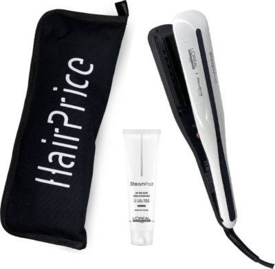 Lisseur L'OREAL PRO Steampod 3 + Lait  + Trousse Noire