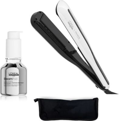 Lisseur L'OREAL PRO Steampod 3 + Soin 3 en 1 + Trousse
