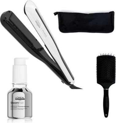Lisseur L'OREAL PRO Steampod 3 + Soin 3 en 1 + Accessoires