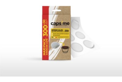 Capsule réutilisable CAPS ME Maxi pack 300 opercules + 30 offertes