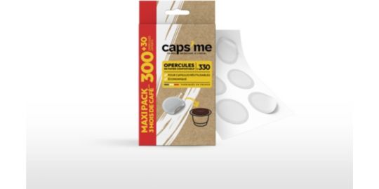 Capsule réutilisable CAPS ME Maxi pack 300 opercules + 30 offertes