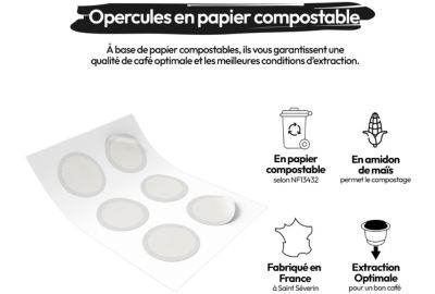 Capsule réutilisable CAPS ME Maxi pack 300 opercules + 30 offertes